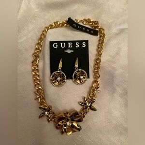 Guess Necklace and Earring Set